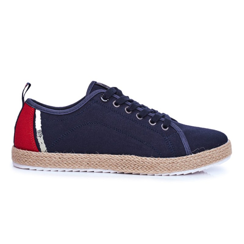 Men's Sneakers Big Star Espadrilles Navy Blue FF174154