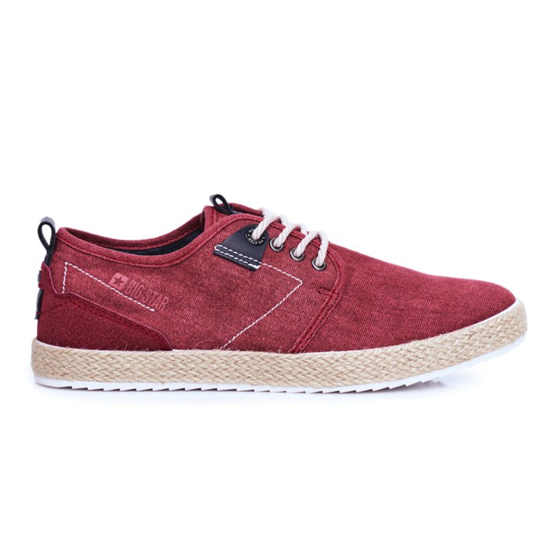 Men's Sneakers Big Star Espadrilles Red FF174151