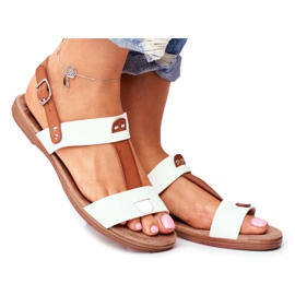 EVE Elegant Women's Sandals 8SD35-0307 White Renna EVE Elegant Women's Sandals 8SD35-0307 White Renna