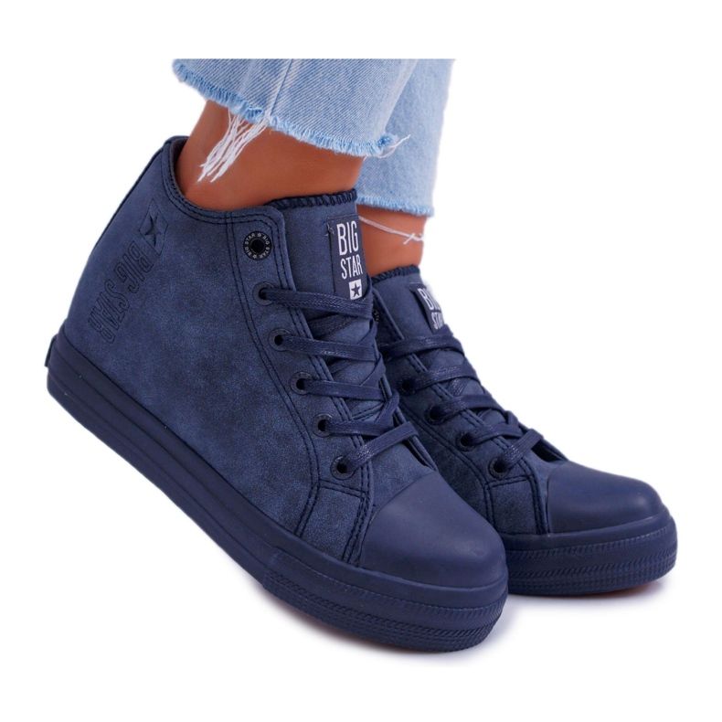 Women's Sneakers Big Star Navy Blue EE274125 Women's Sneakers Big Star Navy Blue EE274125