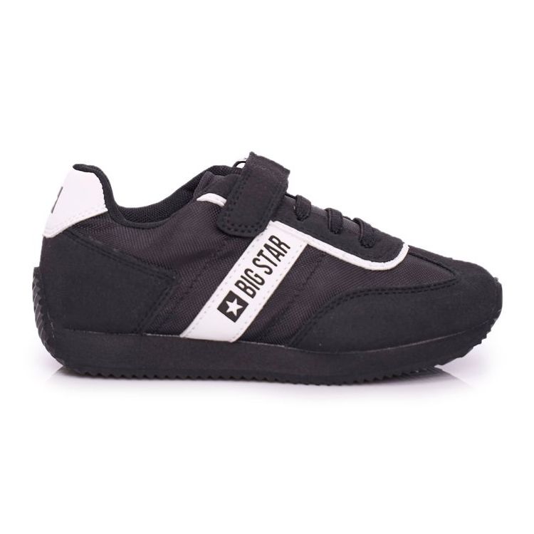 Sport Children's Shoes Big Star With Velcro Black FF374134