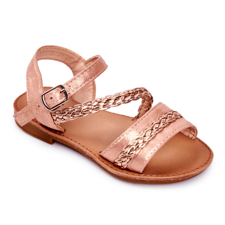FRROCK Champagne Kremo Children's Sandals pink yellow