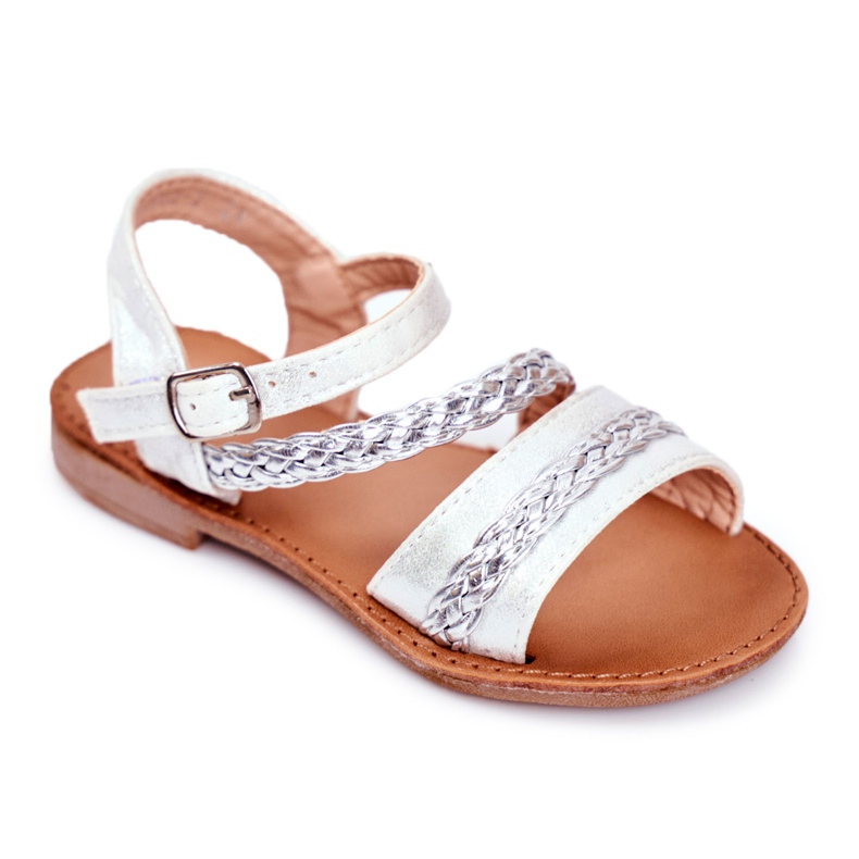 FRROCK Children's Silver Kremo Sandals grey