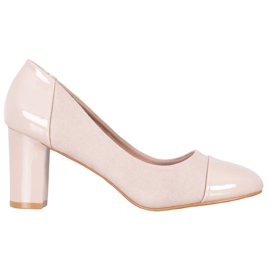 Weide Beige pumps
