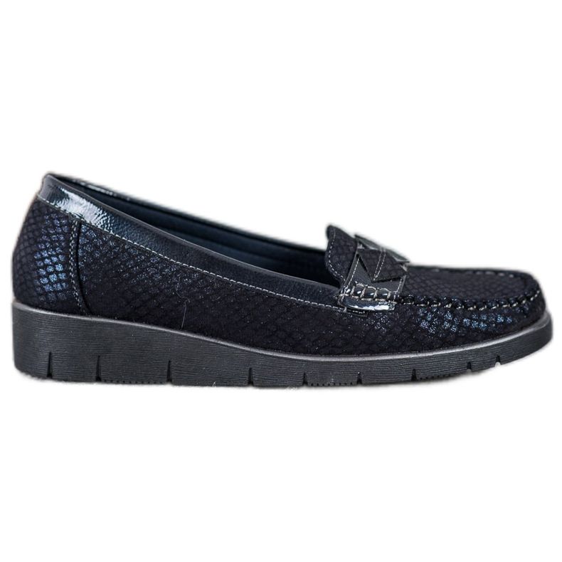SHELOVET Textile loafers blue