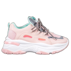 Small Swan Sports Sneakers pink