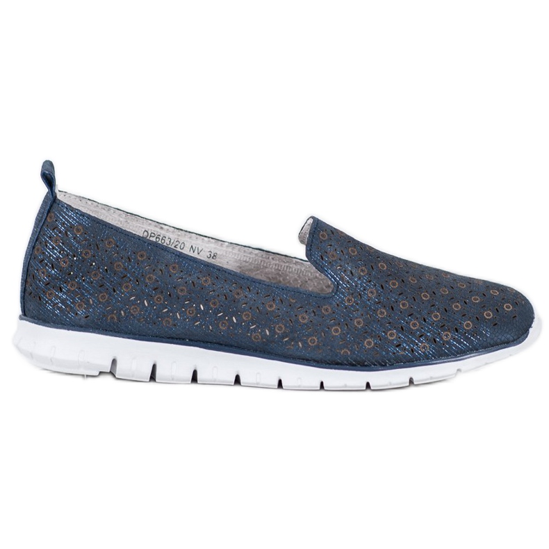 Filippo Leather Lords On The Platform blue
