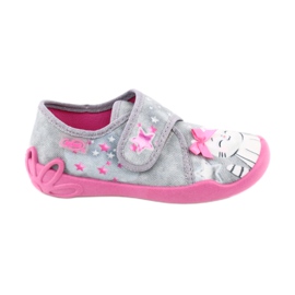 Befado children's shoes 122X002 pink grey Befado children's shoes 122X002 pink grey