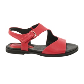 Daszyński Red Sandals MR1848-6 black