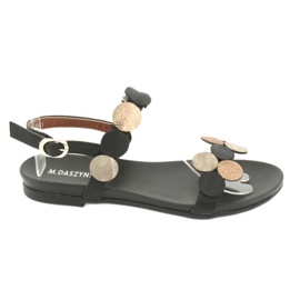 Black Sandals gold wheels Daszyński MR1958-1 yellow