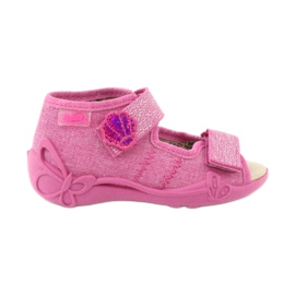 Befado yellow children's shoes 342P011 pink grey