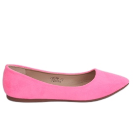 Women's fuchsia ballerinas CD57P Fuchsia pink Women's fuchsia ballerinas CD57P Fuchsia pink