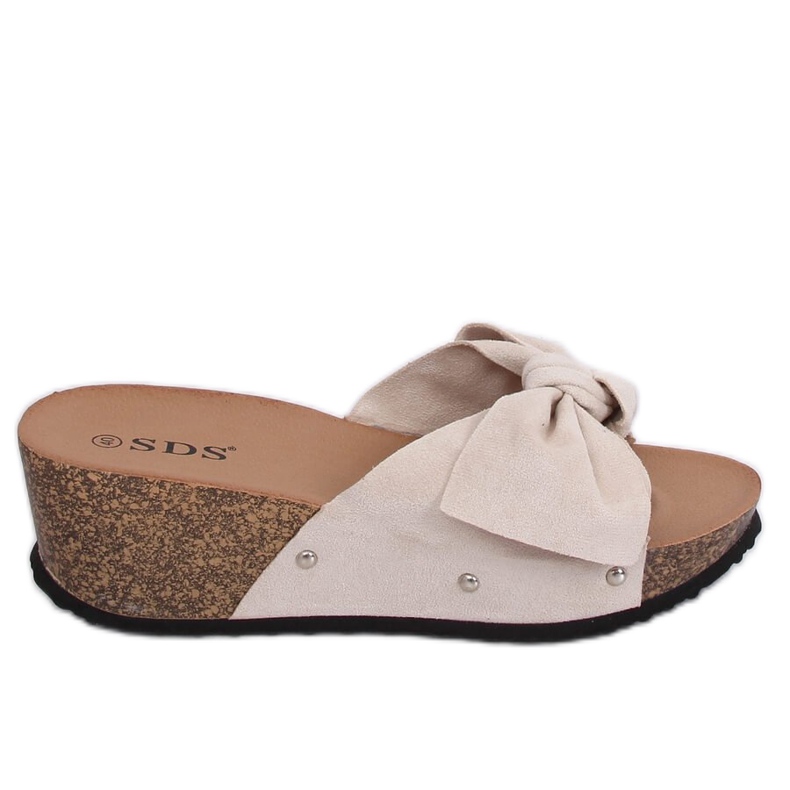 Beige slippers 7862-KL Beige