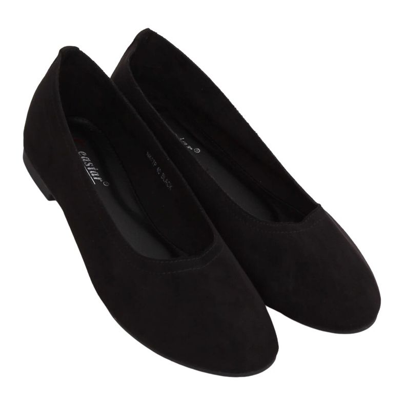 Soft black women's ballerinas NK17P Black Soft black women's ballerinas NK17P Black