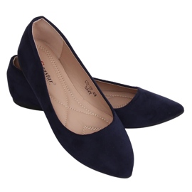 Ballerinas with almond toes navy blue CD52P Navy Ballerinas with almond toes navy blue CD52P Navy