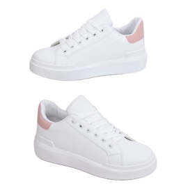 White women's sneakers 85-428 WHITE / PINK White women's sneakers 85-428 WHITE / PINK