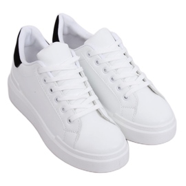 White women's sneakers 85-428 WHITE / BLACK White women's sneakers 85-428 WHITE / BLACK