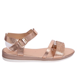 Champagne women's sandals D-118 Champagne pink