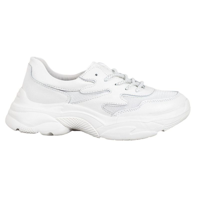 Filippo Leather White Sneakers