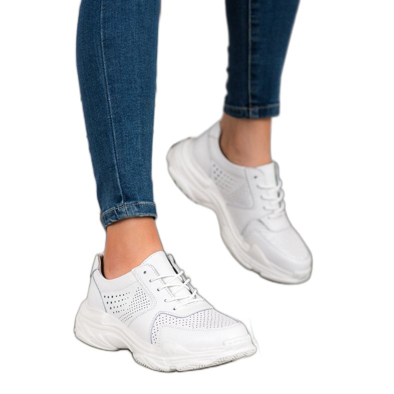 Filippo Classic Leather Sneakers white