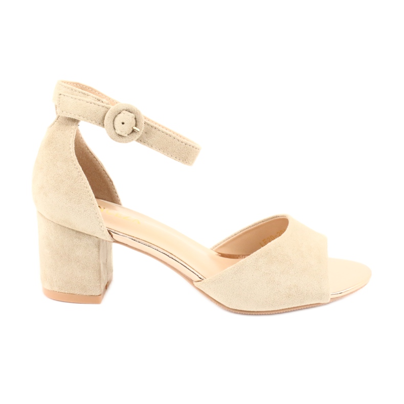 Casual Sandals On A High Heel VINCEZA brown