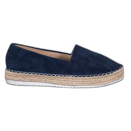 Small Swan Navy blue suede espadrilles Small Swan Navy blue suede espadrilles