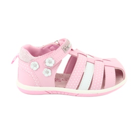 American Club DR16 / 20 girls' sandals white pink American Club DR16 / 20 girls' sandals white pink