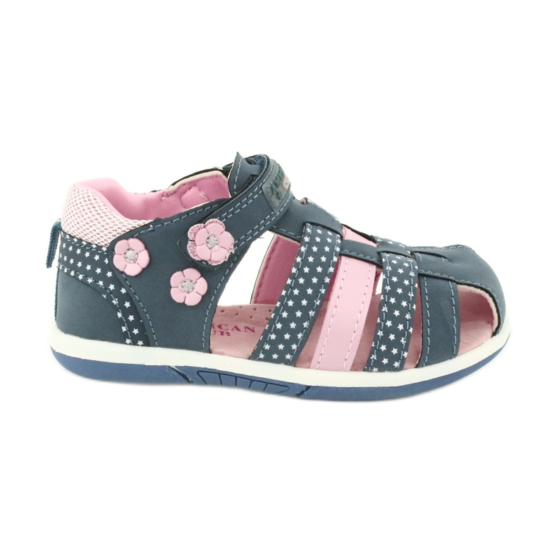 American Club DR16 / 20 girls' sandals white navy blue pink American Club DR16 / 20 girls' sandals white navy blue pink