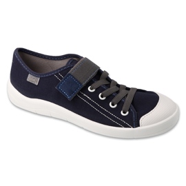 Befado 251Q047 Velcro sneakers, navy blue