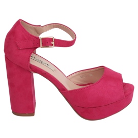 Fuchsia 9R56 Peach heel sandals pink