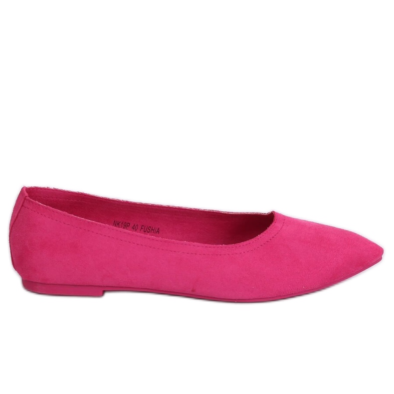 Women's fuchsia ballerinas NK19P Fushia pink