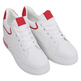 White wedge sneakers HY-231 Red Ii Species