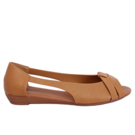 Ballerina cut out camel CC221P Camel brown