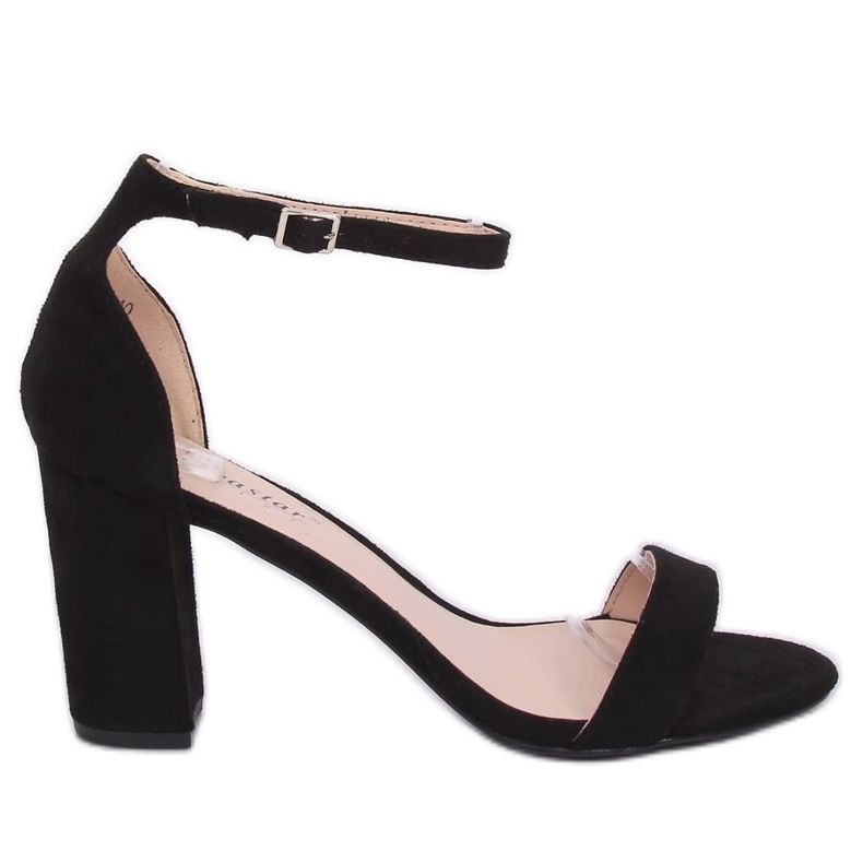 Black CD59P Black high-heeled sandals Black CD59P Black high-heeled sandals
