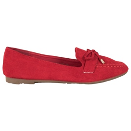 Small Swan Red loafers Small Swan Red loafers