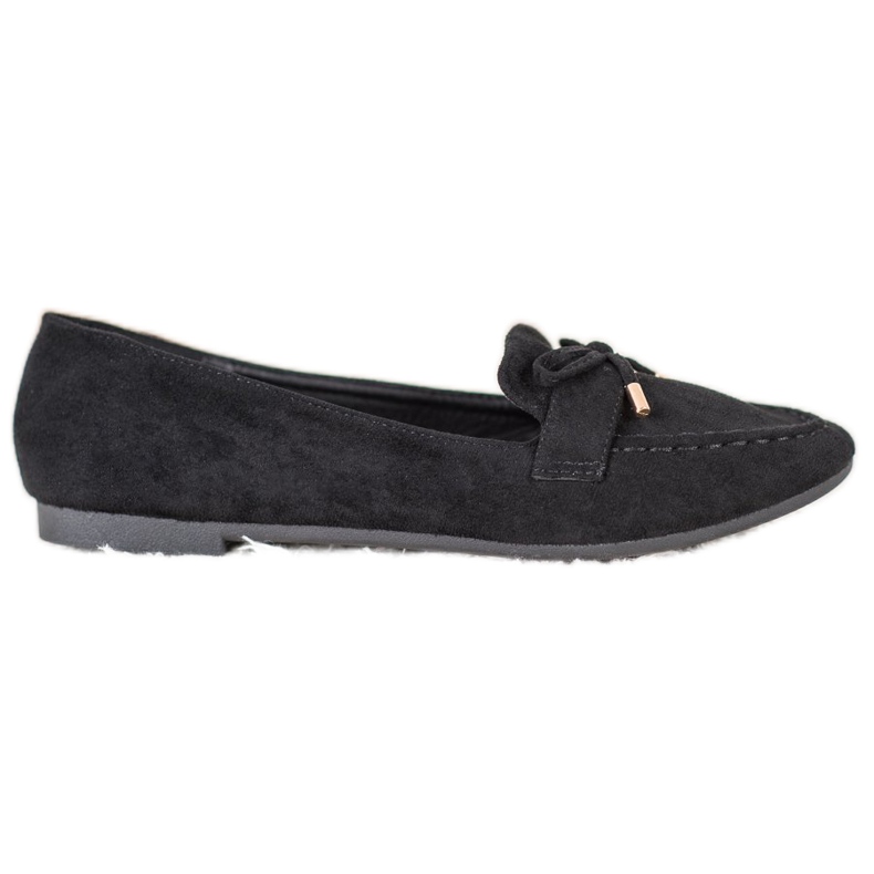 Small Swan Black loafers
