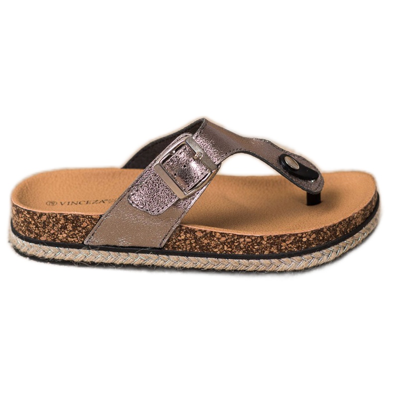 Flip-flops on the VINCEZA platform grey