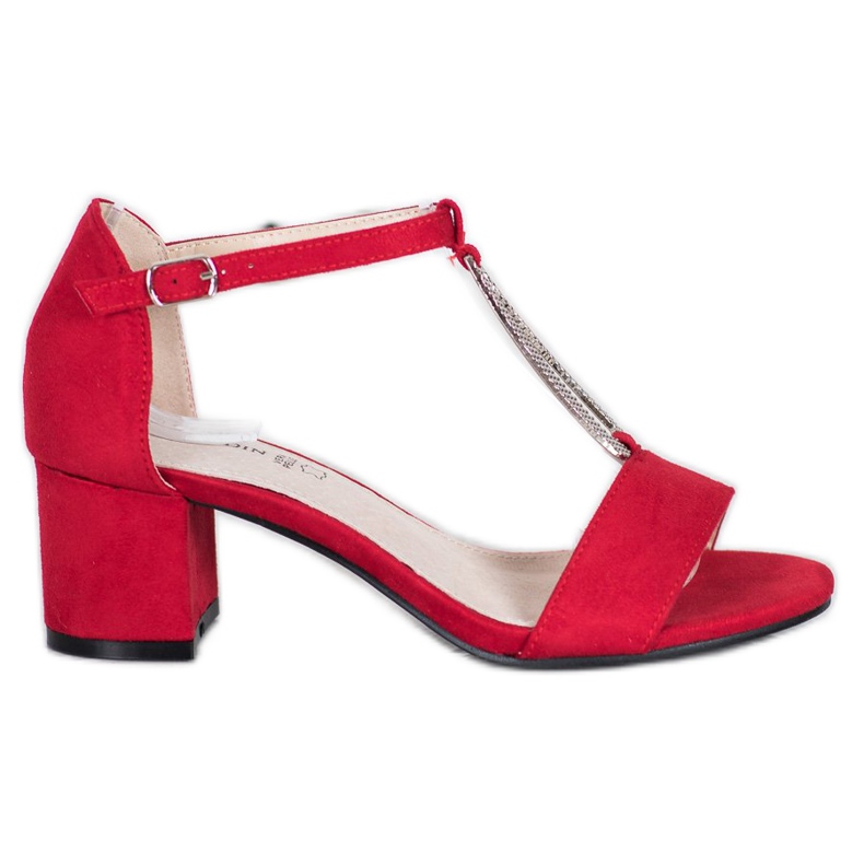 Goodin Elegant high-heeled sandals red