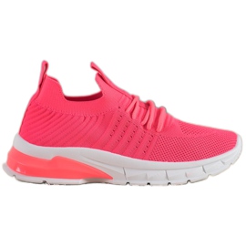 Bella Paris Openwork Sneakers pink