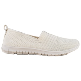 SHELOVET Comfortable Openwork Slipons brown