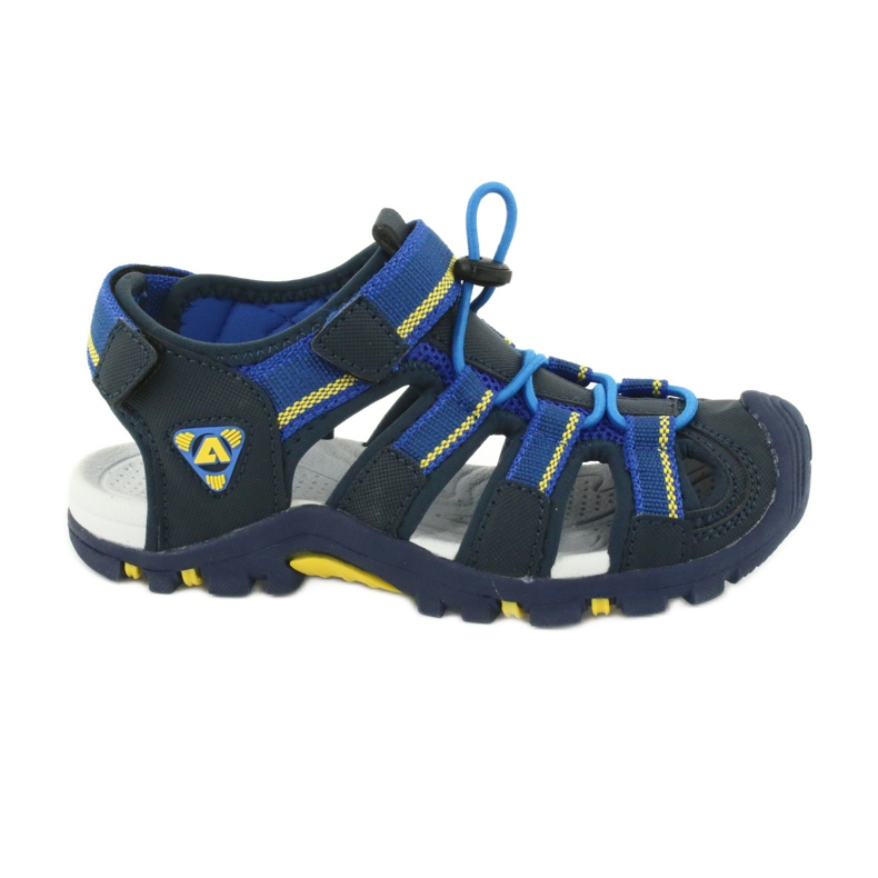 American Club Children's sandals with an American DR01 / 20 foam insert navy blue blue yellow