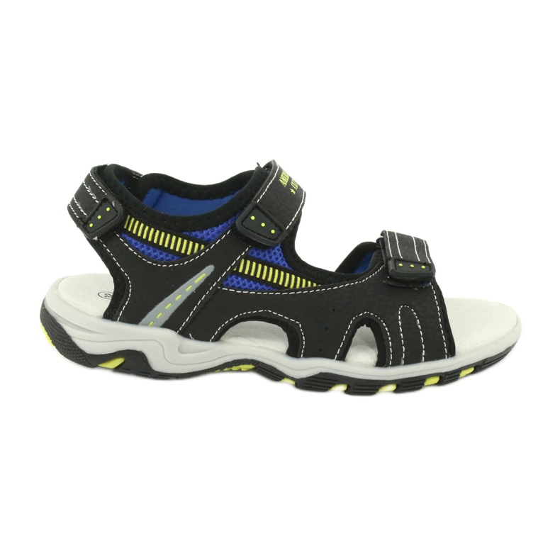 American Club Boys' sports sandals leather insert RL30/20 black