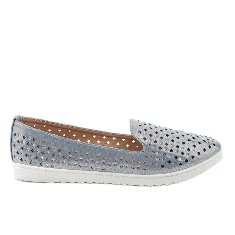 Blue DY-08 openwork sneakers