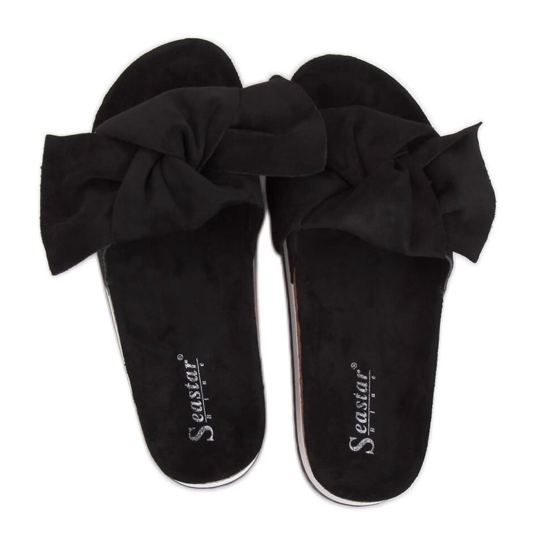 Black women's black slippers SS116P Black Black women's black slippers SS116P Black