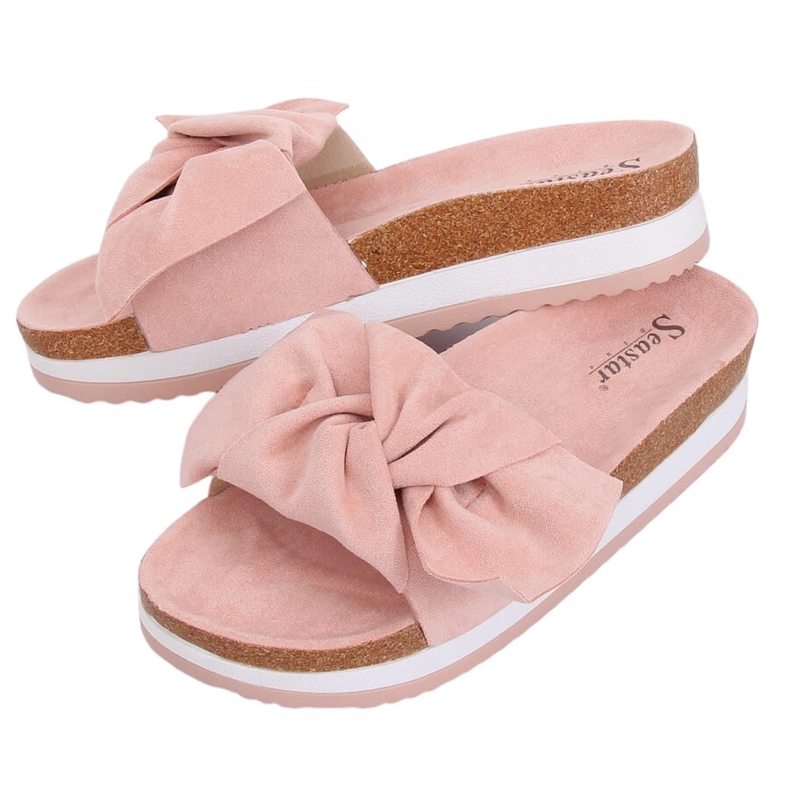 Women's pink slippers SS116P Pink Women's pink slippers SS116P Pink