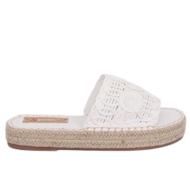 White espadrilles T353P White