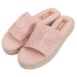 T353P Pink espadrilles slippers