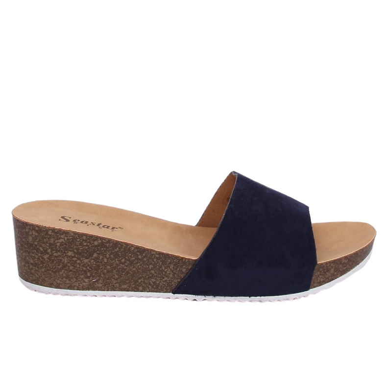 Navy blue slippers G186P Navy