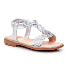 FRROCK Children's Silver Lamado Sandals grey FRROCK Children's Silver Lamado Sandals grey