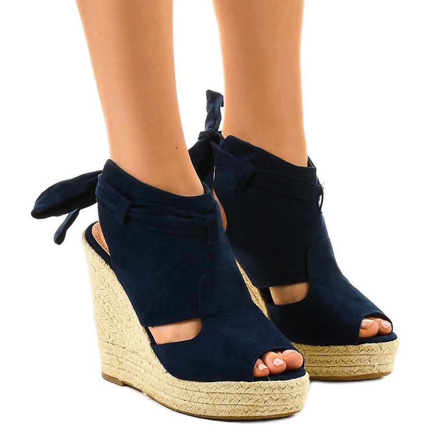 navy espadrille sandals